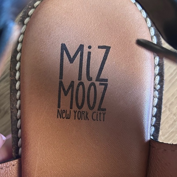 Miz Mooz Leather Adjustable Sport Sandals Violetta Black Size 41 - Picture 10 of 10